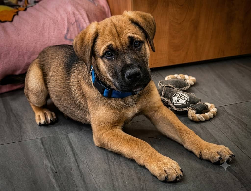 Sonny *pending adoption* - Lab/Corso mix available for adoption