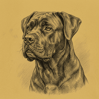 Cane Corso illustration