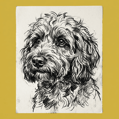 Cockapoo illustration