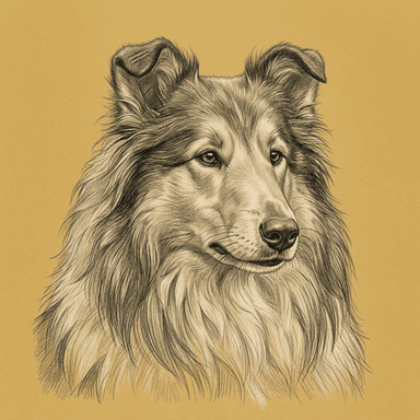 Collie illustration