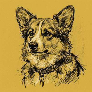 Corgi illustration