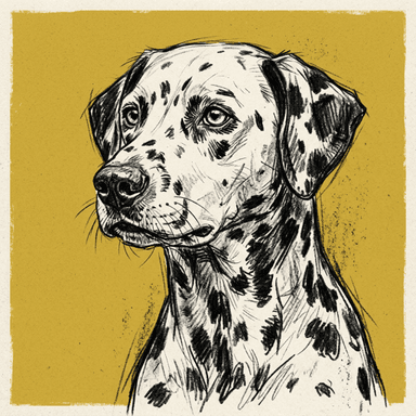 Dalmatian illustration