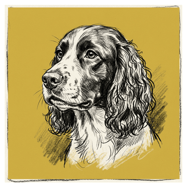 English Springer Spaniel illustration