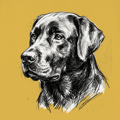 Labrador Retriever illustration
