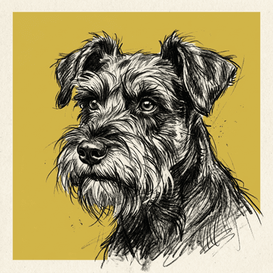 Miniature Schnauzer illustration