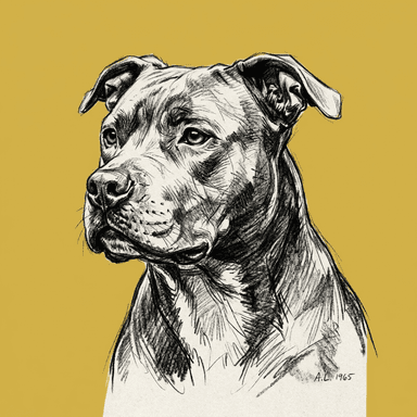 Pit Bull illustration