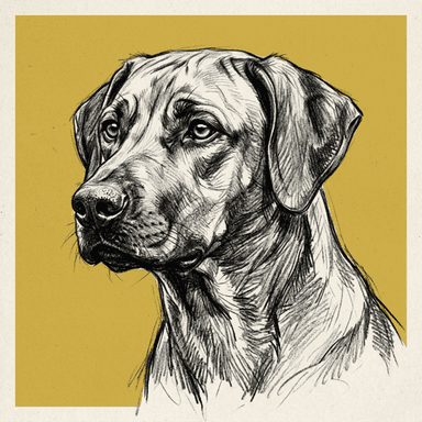 Rhodesian Ridgeback illustration
