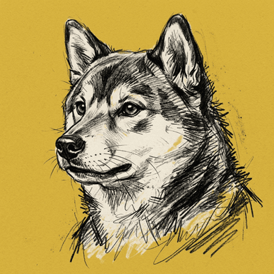 Shiba Inu illustration