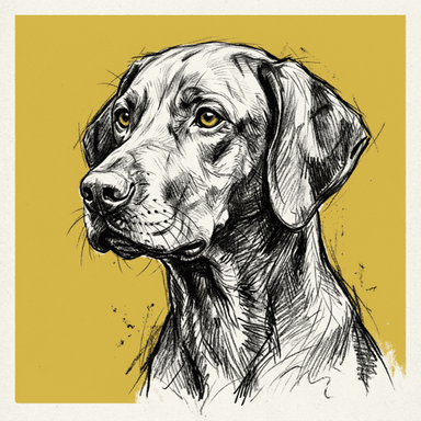 Vizsla illustration