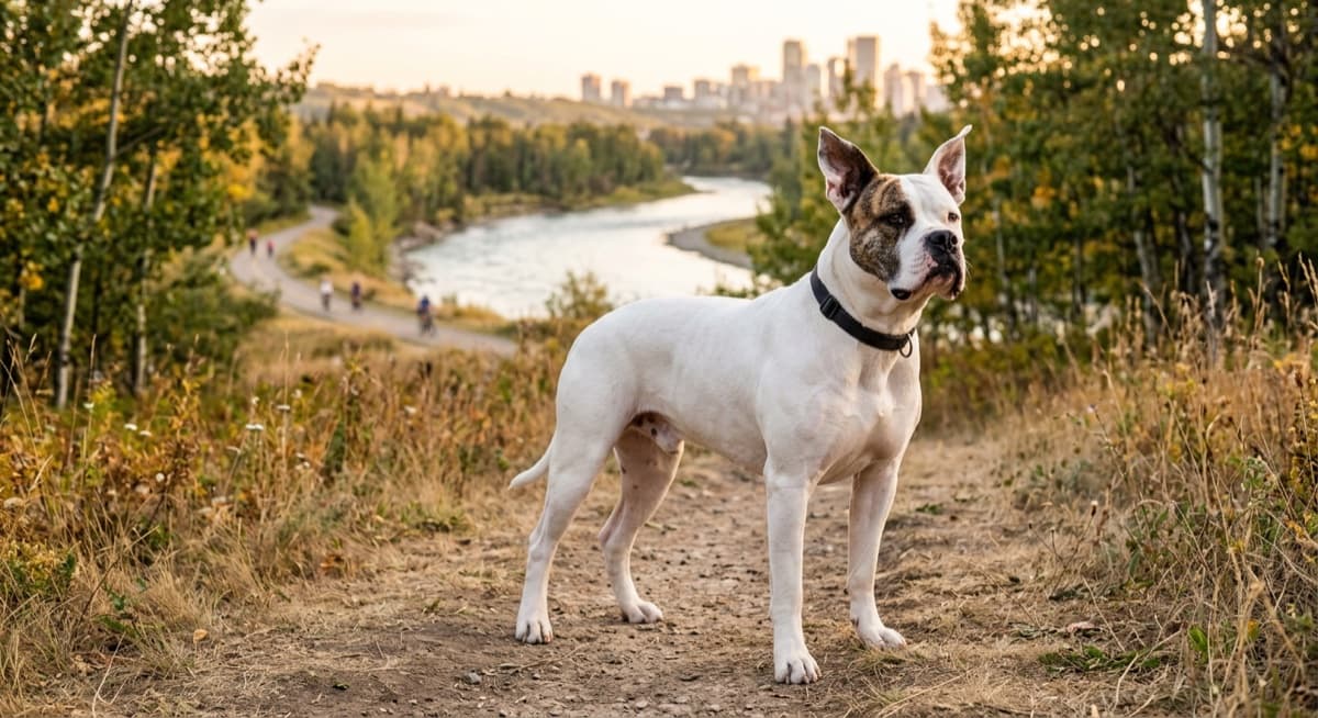 American Bulldog available for adoption in Calgary