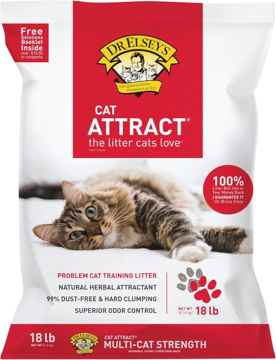 Dr. Elsey's Cat Attract problem cat training litter 18 lb bag