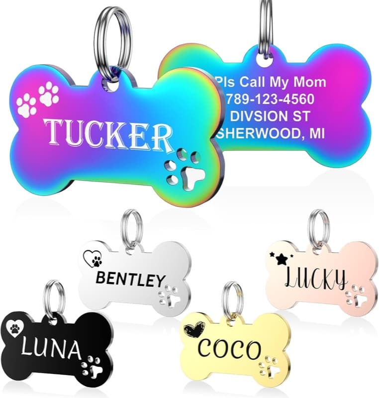 Engraved Pet ID Tag