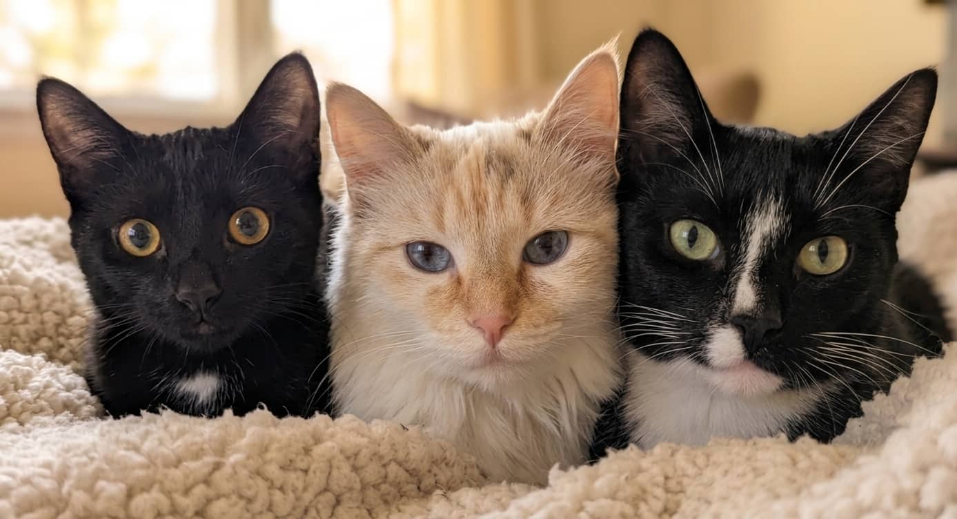 Slim Shady, Baloo & Rainey - Domestic Shorthair available for adoption
