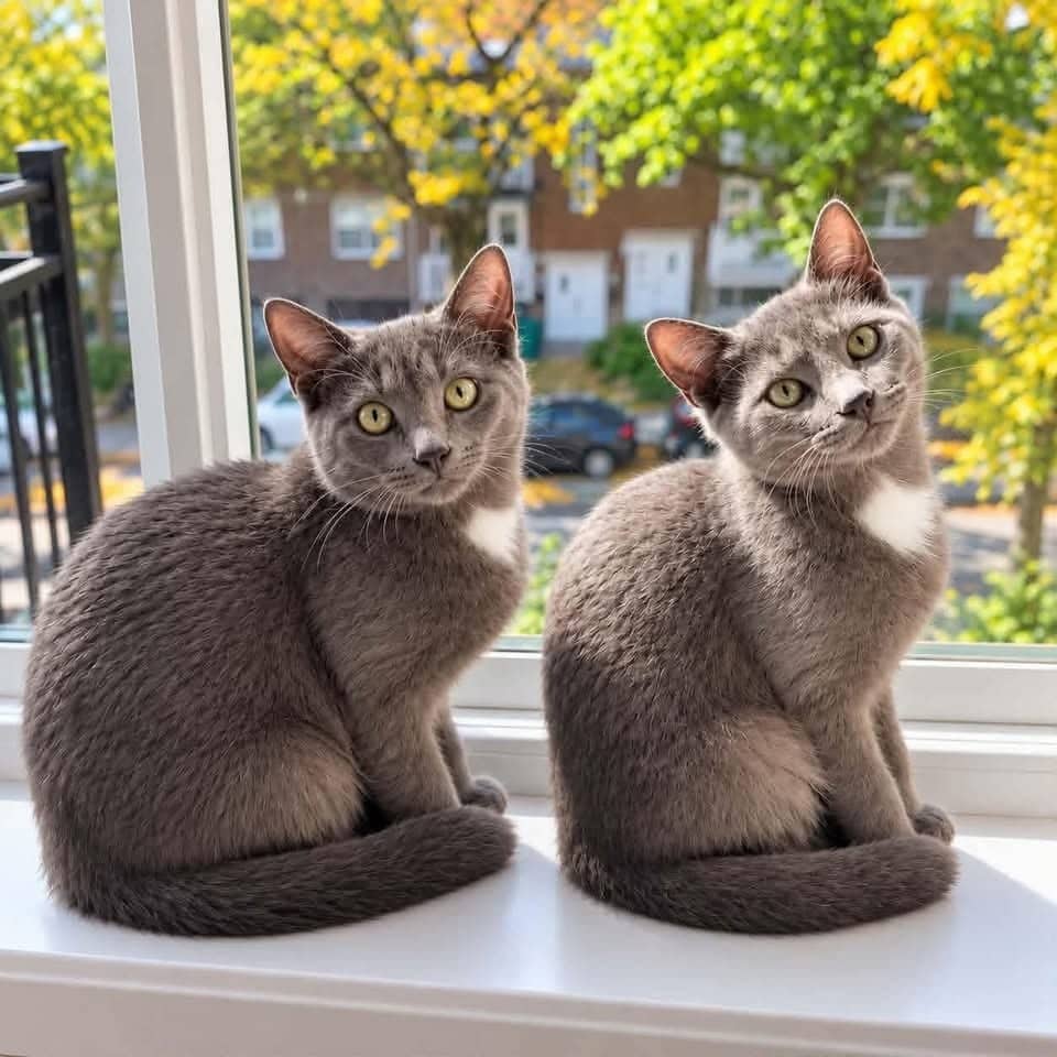 Lenny et Robby - Domestic Shorthair cat available for adoption in Calgary