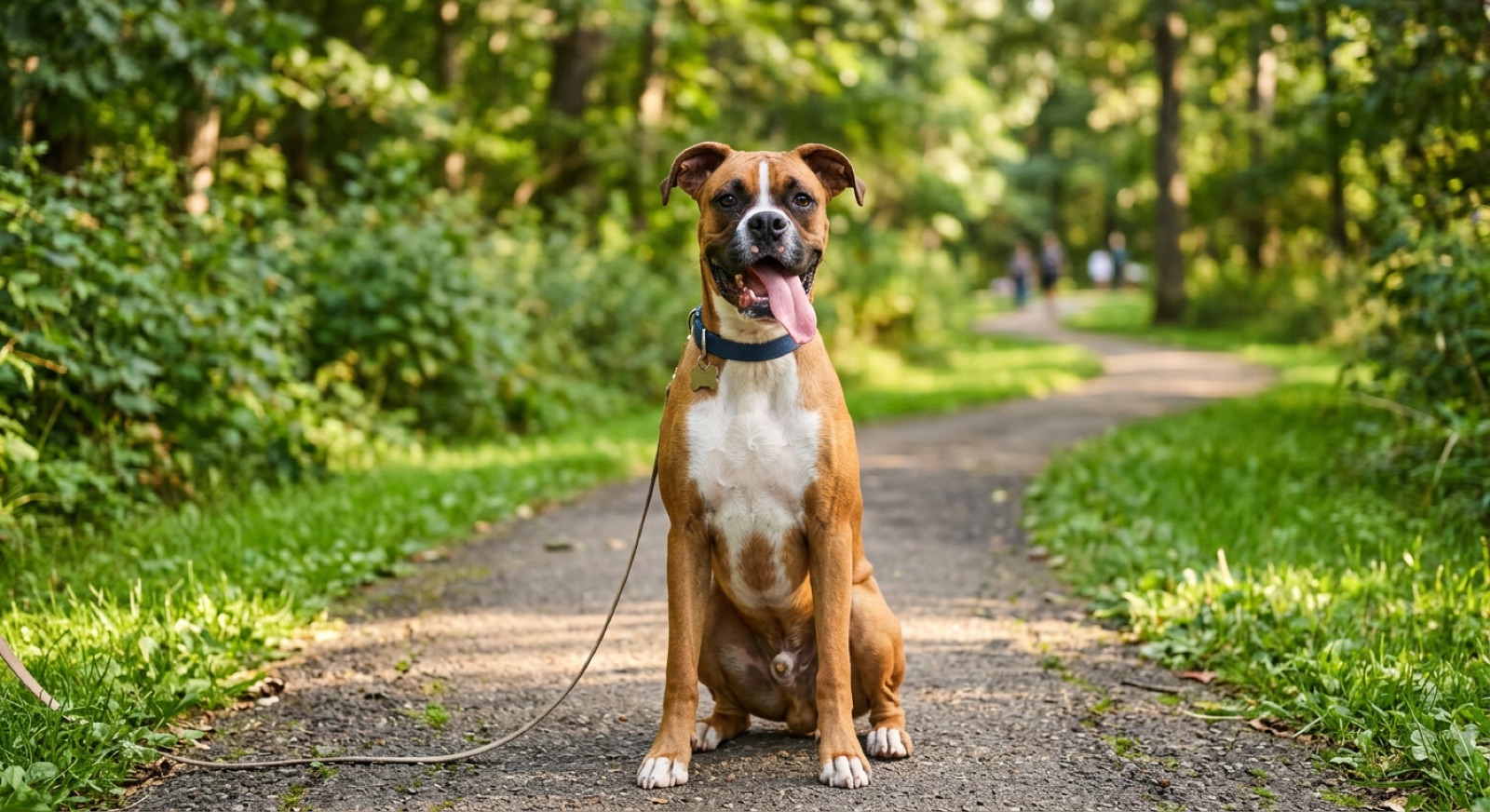A Boxer at home in Canada, waiting for a responsible rehoming match