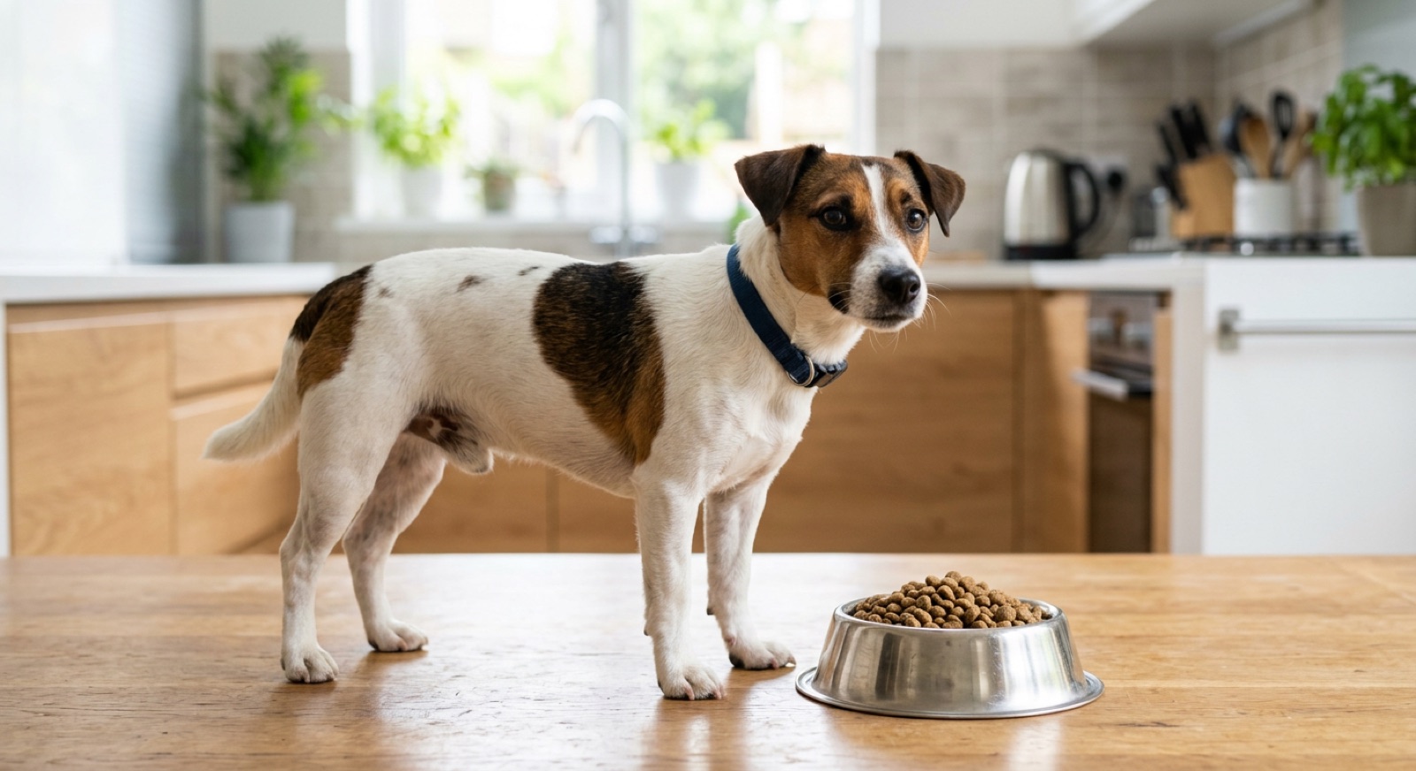 A Jack Russell Terrier at home in Canada, waiting for a responsible rehoming match