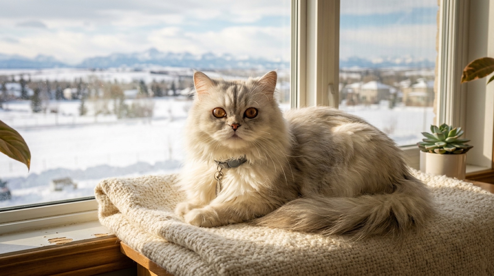 A Persian at home in Canada, waiting for a responsible rehoming match
